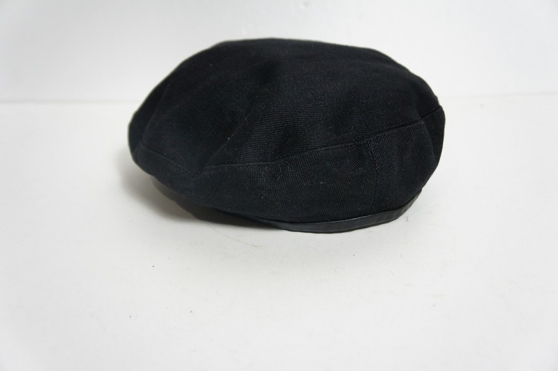 FUMIKA UCHIDA フミカウチダ リバーシブル ハンチング ベレー帽 キャップ ナイロン デニム 黒 1023N