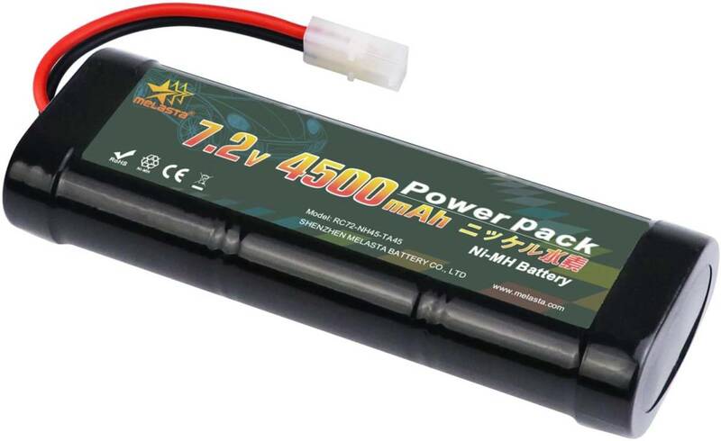 【送料無料】 7.2V 4500mAh ラジコン RCカー用 Ni-MH ニッケル水素バッテリー タミヤコネクター付き