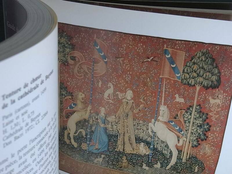 本）貴婦人と一角獣 織物 他 掲載 仏文 ルネサンス美術 他 洋書　(1130-001122)