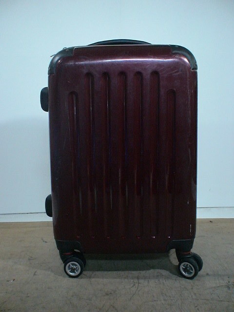 4342　赤　TSAロック付　鍵付　スーツケース　キャリケース　旅行用　ビジネストラベルバック