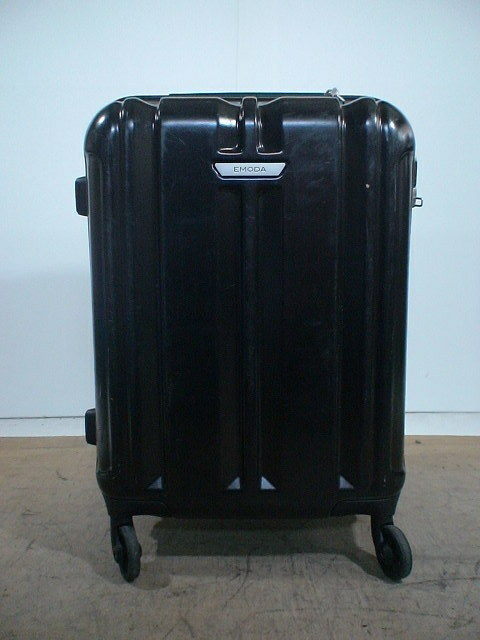 4350　EMODA　黒　スーツケース　キャリケース　旅行用　ビジネストラベルバック