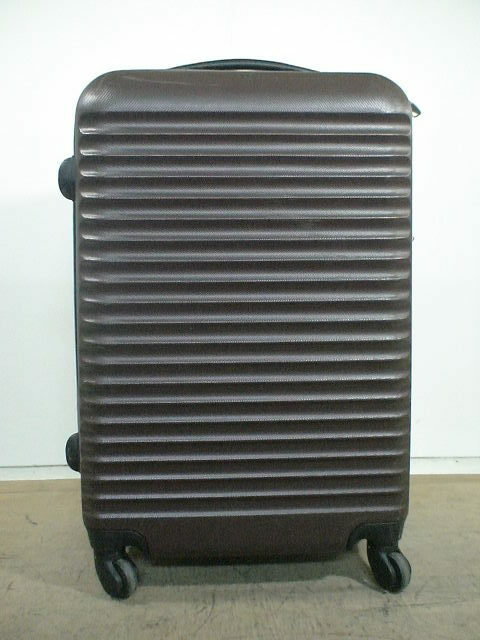 4436　TRAVEL DEPART　茶　ダイヤル　スーツケース　キャリケース　旅行用　ビジネストラベルバック