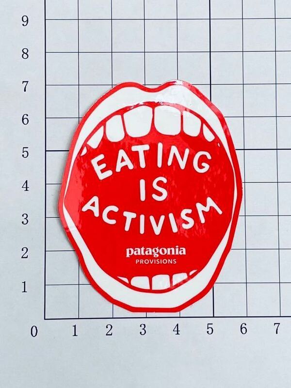 patagonia PROVISIONS EATING IS ACTIVISM ステッカー パタゴニア プロビジョン 非売品