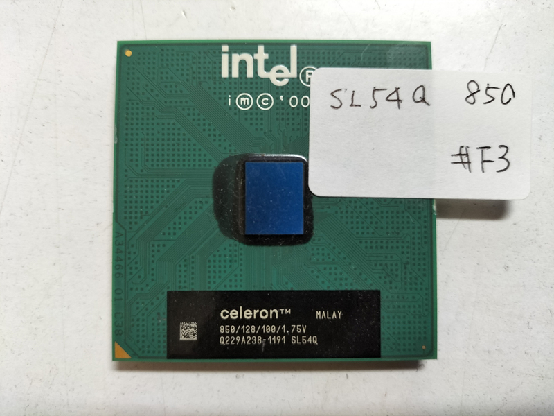 Intel Celeron 850MHz/128/100 SL54Q Socket370 #F3