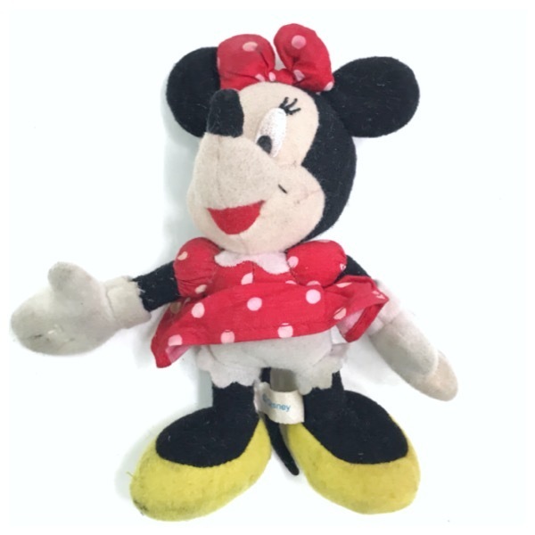ミニーマウス ぬいぐるみ 人形 オールド ディズニー キャラクター グッズ Minnie Mouse Disney SEGA レトロ アンティーク ビンテージ D-274