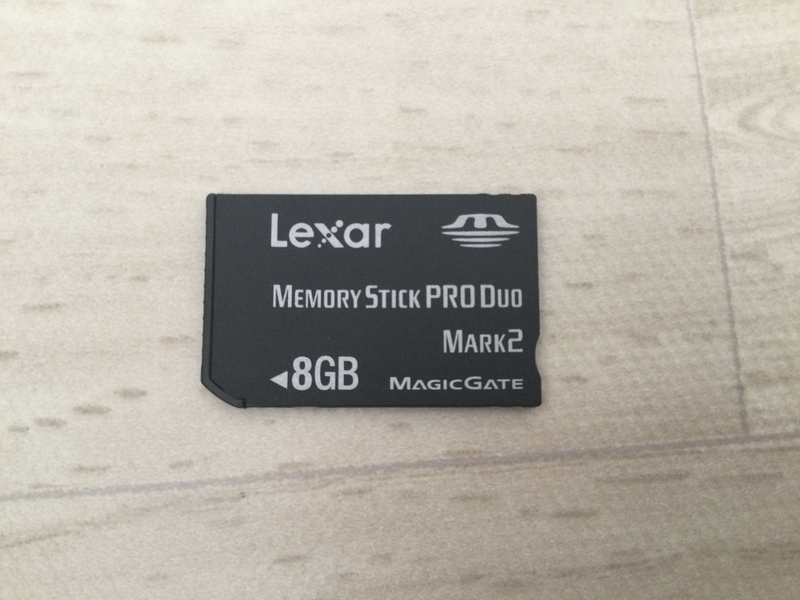 フォーマット済★Lexar★メモリースティック PRO Duo MARK2★8GB★本体のみ★送料 定形郵便84円★メモステ/マジックゲート