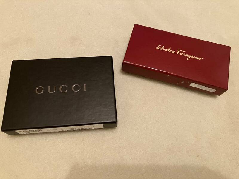 保管品☆グッチ フェラガモ GUCCI Salvatore Ferragamo ブランド箱 まとめて 