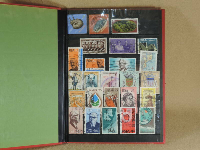 【夢オク】外国B　古切手　古い外国切手　使用済み　ブック入り　コレクション放出