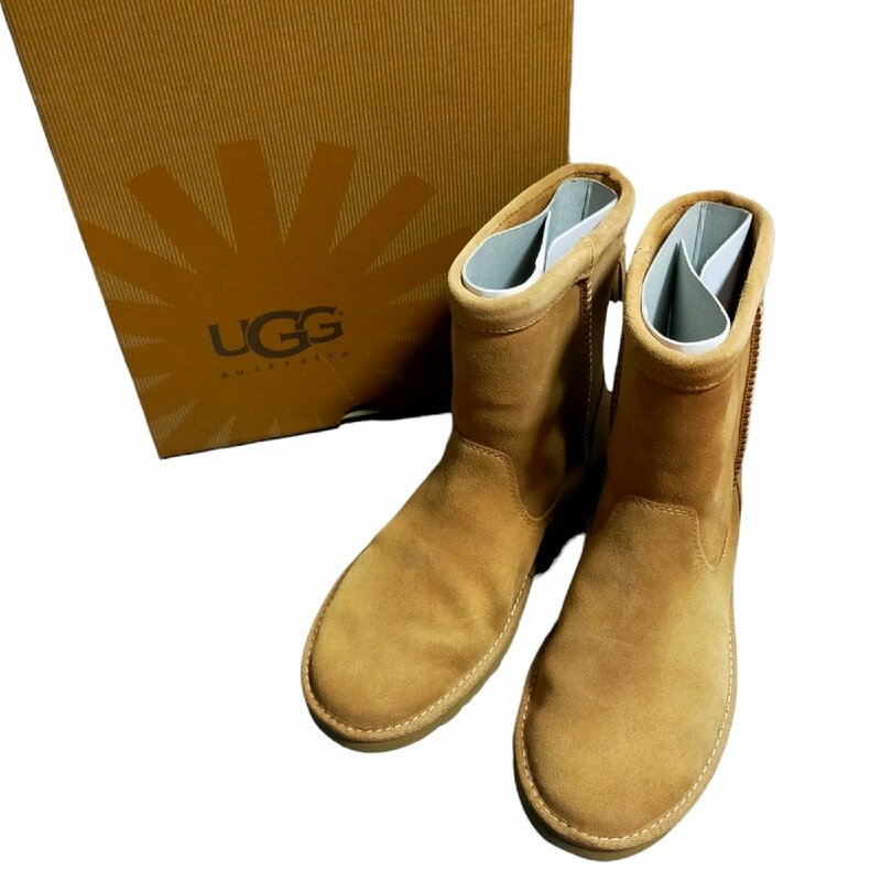 ◆中古品◆UGG アグ ブーツ レディース シューズ 靴 23cm ブラウン 茶色 ファッション 箱有 J48792NC