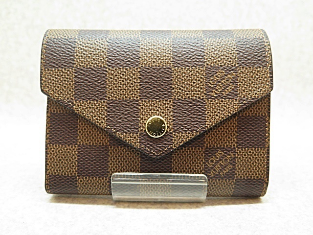 ★☆【LOUIS VUITTON】LOUIS VUITTON ルイヴィトン ダミエ ポルトフォイユ ヴィクトリーヌ コンパクト財布 ot☆★