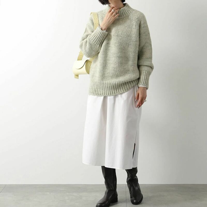 新品 Maison Margiela メゾン マルジェラ Botanical Knit ボタニカル ダイセーター ニット アルパカ 長袖 ニットセーター XS