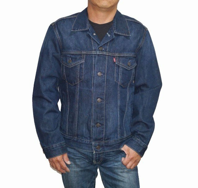 リーバイス Levis デニムジャケット 72334-0507 メンズ ユーズド加工 春物 秋物 ジージャン Gジャン 表記サイズL