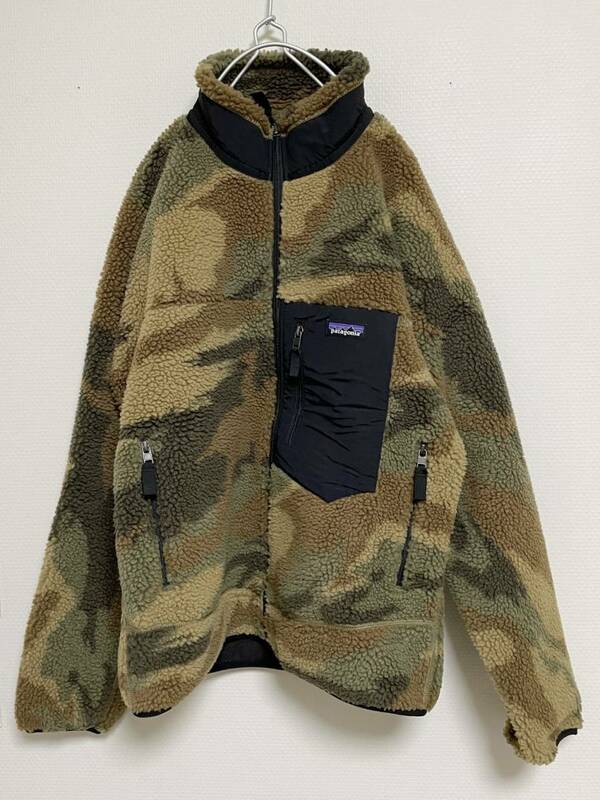 希少 Patagonia パタゴニア 2020年 Classic Retro-X クラシック レトロｘ フリース ジャケット カモフラ/迷彩 size M