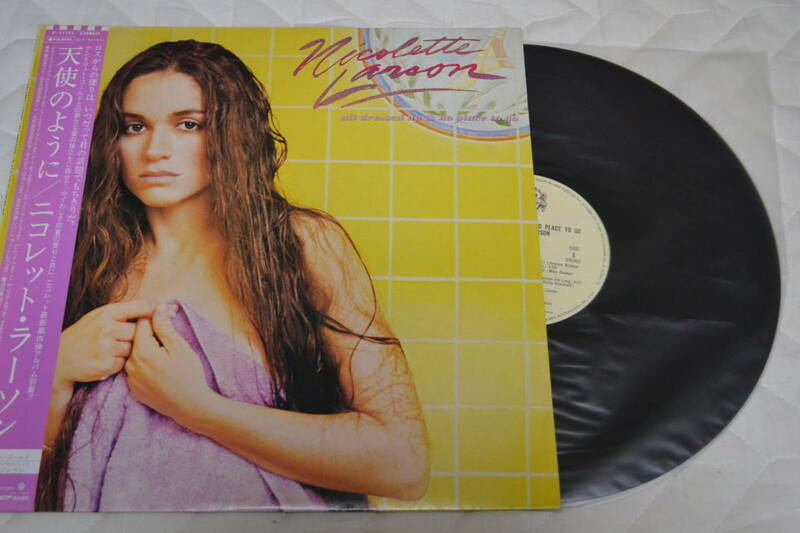 12(LP) NICOLETTE LARSON All Dressed Up and No Place to Go 帯付き日本盤　美品　1982年