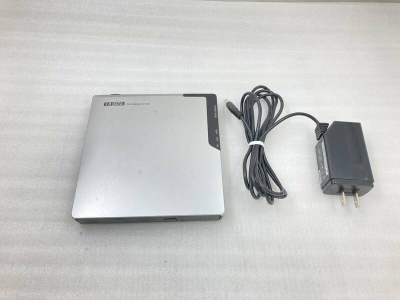 ●I-O DATA　ポータブルDVDドライブ　DVRP-U8XLE2　中古動作品