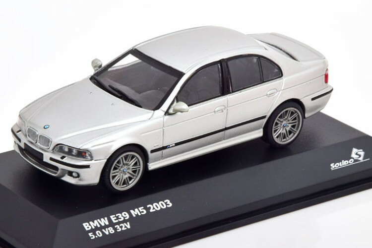ソリド 1/43 BMW M5 E39 50 V8 32V 2003 シルバー Solido 1:43 BMW M5 E39 5 0 V8 32V 2003 silver S4310502