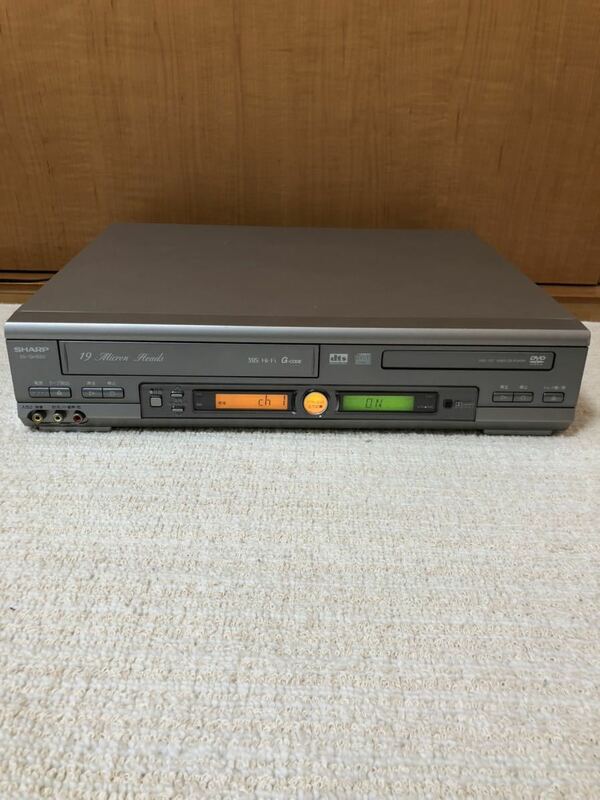 ☆SHARP シャープ DV-GH550 Hi-Fi ビデオ一体型DVDプレーヤー VHS ビデオデッキ！着払い