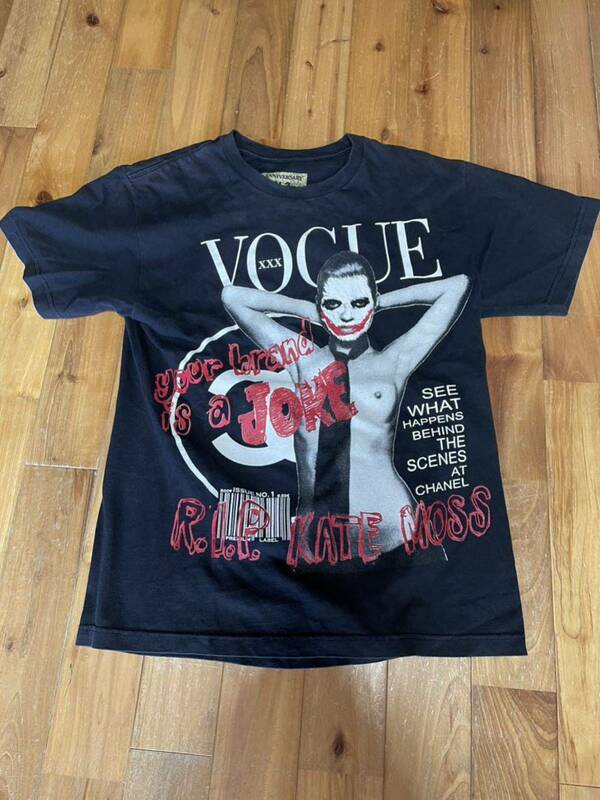 vintage kate moss × vogue × シャネル　tシャツ　ケイトモス