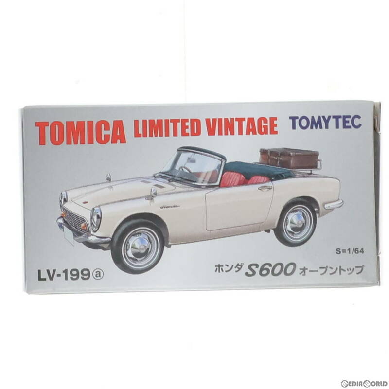 【中古】[MDL]トミカリミテッドヴィンテージ LV-199a ホンダ S600 オープントップ(ホワイト) 1/64 完成品 ミニカー(320142) TOMYTEC(トミー