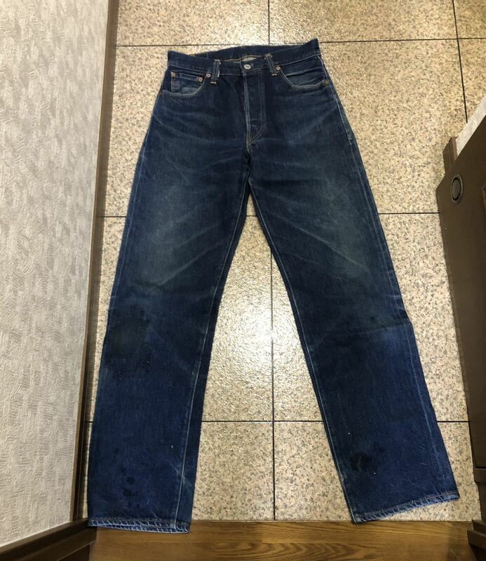 Levi's 501XX 米国製 バレンシア 製 W31 96年製 55501 55年代モデル 紙パッチ ヴィンテージ 復刻