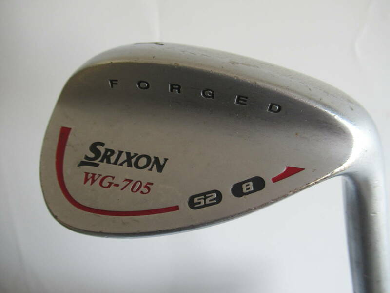 ★DUNLOP ダンロップ SRIXON WG-705 ウェッジ SW 52° 純正スチールシャフト F728★レア★激安★中古★　★