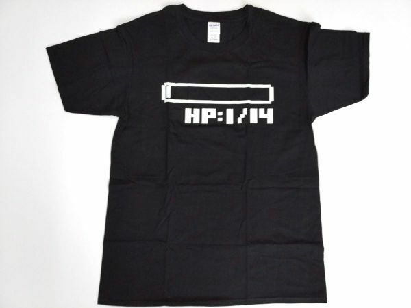 HP 1/14 レベル１ Tシャツ M ブラック 面白 パロディ 未使用 ゲーム好きに