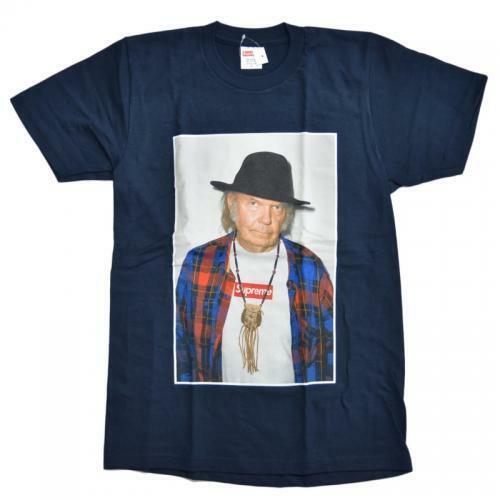 SUPREME シュプリーム Neil Young Tee ニールヤング Tシャツ ネイビー M R2A-128096