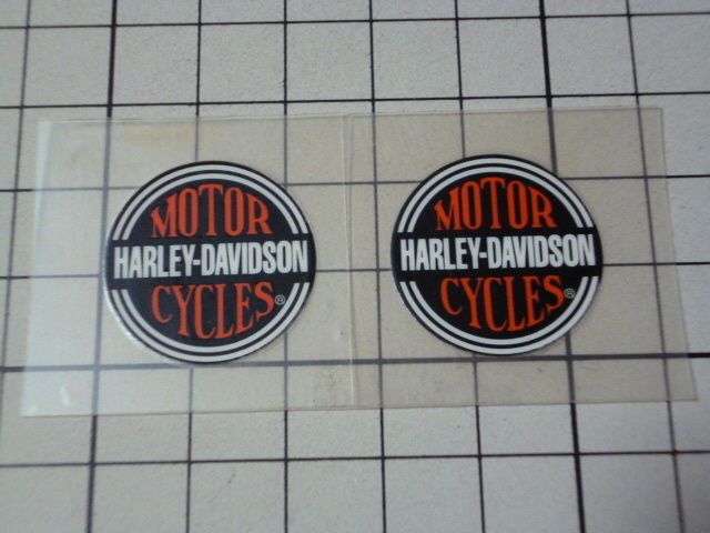 (小さめ) 正規品 HARLEY DAVIDSON MOTORCYCLES ステッカー 1シート(転写/1枚 約23mm) ハーレー ダビッドソン モーターサイクルズ