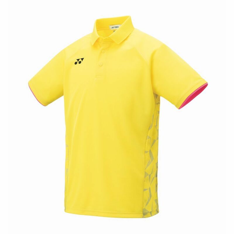★YONEX テニスウェア メンズ ゲームシャツ（フィットスタイル)[10298][ライトイエロー](S) 新品！★