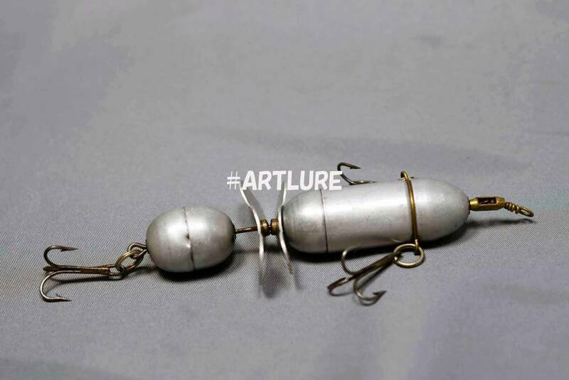 VINTAGE SHAKESPEAR KARAMAZOO MICH,.REVOLUTION LURE （　A119-387）USA MADE #OLDLURE #ARTLURE_VINTAGE ＃ヴィンテージルアー