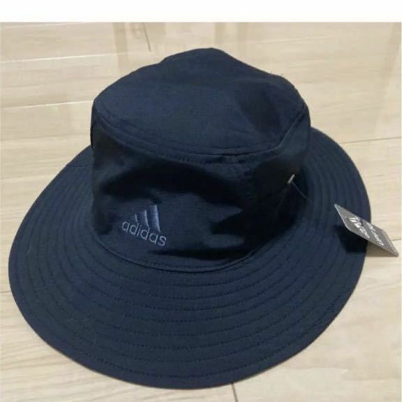 アディダス　 バケットハット 帽子　 紫外線カット UPF50 カラー　ブラック