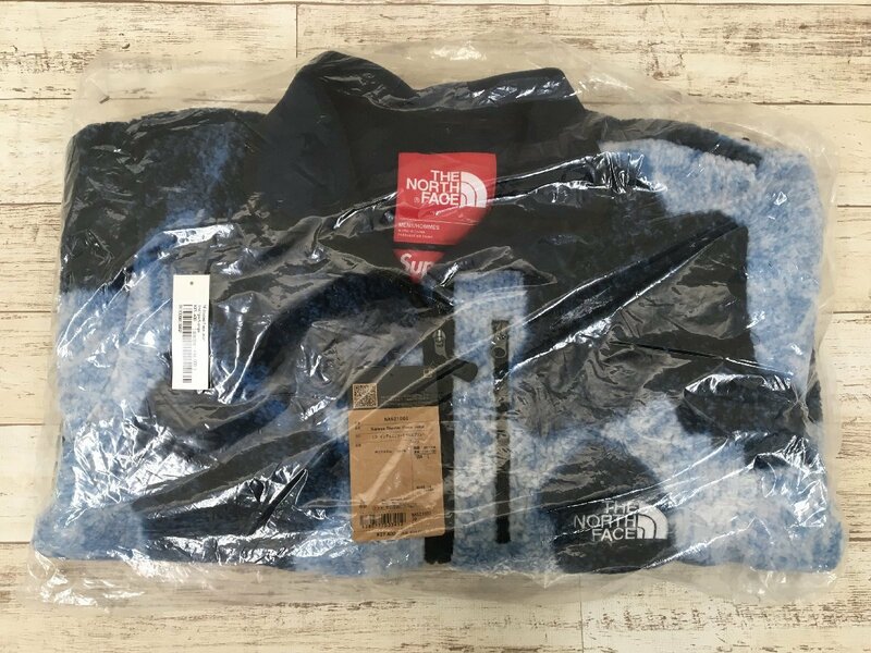 128BH Supreme × THE NORTH FACE 21aw Bleached Fleece Jacket シュプリーム ノースフェイス【中古・美品】