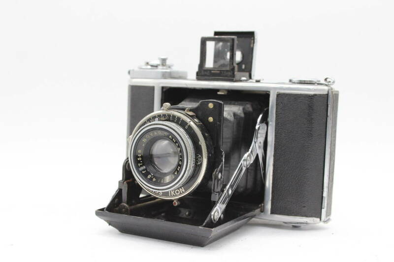 【訳あり品】 ツァイスイコン Zeiss Ikon Ikonta Novar 7.5cm F4.5 蛇腹カメラ s1959