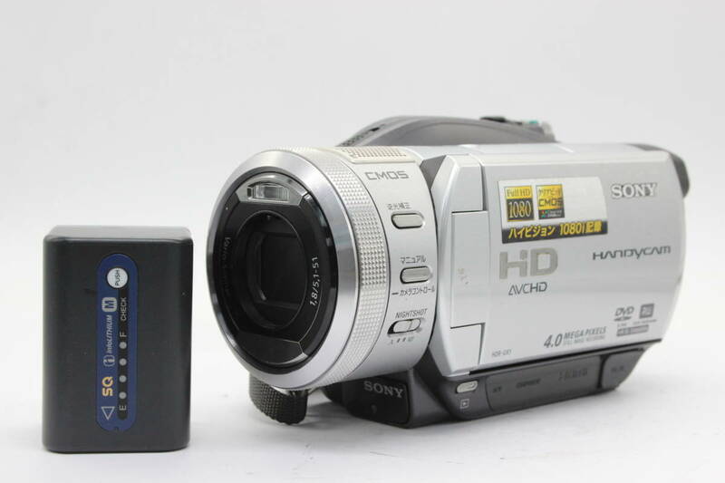 【返品保証】 【録画再生確認済み】ソニー Sony HANDYCAM HDR-UX1 80x バッテリー付き ビデオカメラ s2010