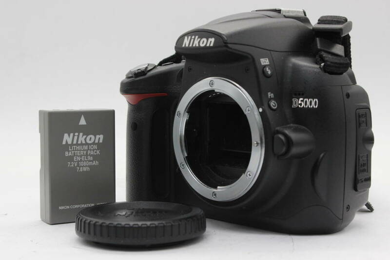 【返品保証】 ニコン Nikon D5000 ブラック バッテリー付き ボディ s2051