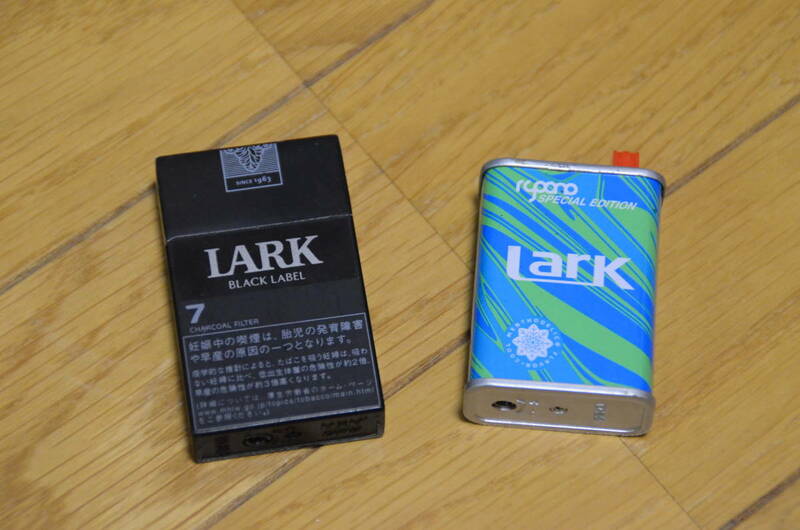 LＡRK ラーク ターボライター２個セット　LARK　BRACK　タバコ　煙草　zippo 
