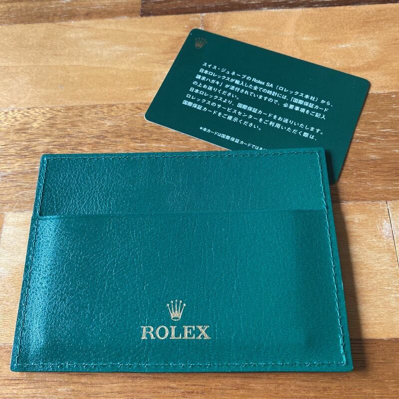 3415【希少必見】ロレックス カードケース Rolex
