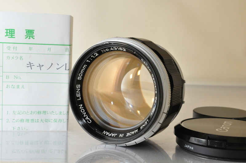 ★★中古品 Canon キヤノン 50mm F1.2 Lマウント Lens♪♪#1838EX