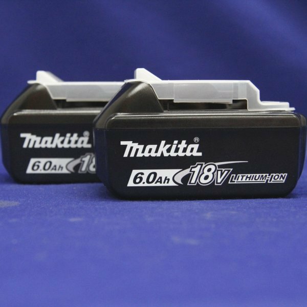 マキタ makita バッテリ BL1860B DC18V 6.0Ah 2個セット 未使用品 ③(j)
