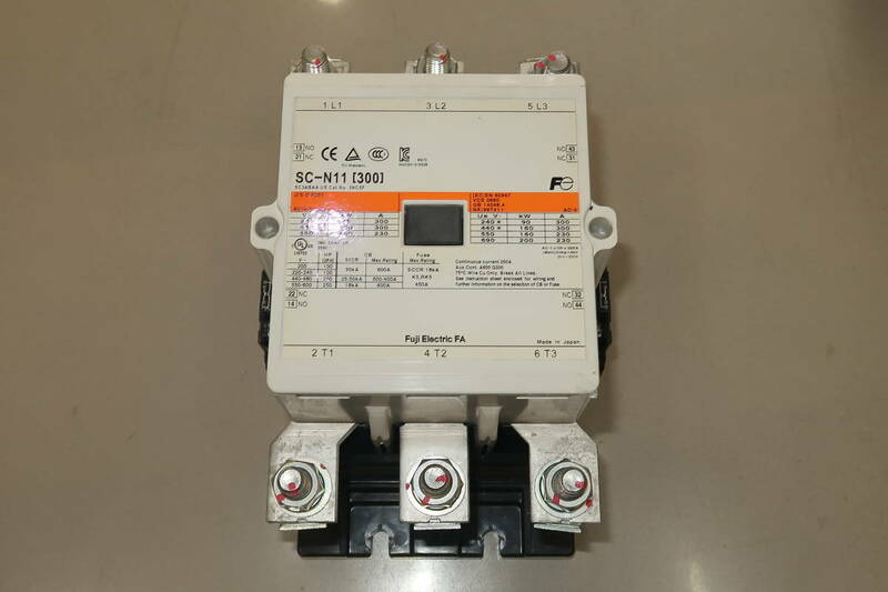 ▲▽FUJI ELECTRIC 機械ラッチ形電磁接触器 SC-N11(300)△▼