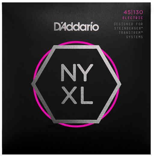 即決◆新品◆送料無料D’Addario NYXLS45130 Steinberger用 ダブル・ボールエンド ロングスケール 5弦ベース弦/メール便