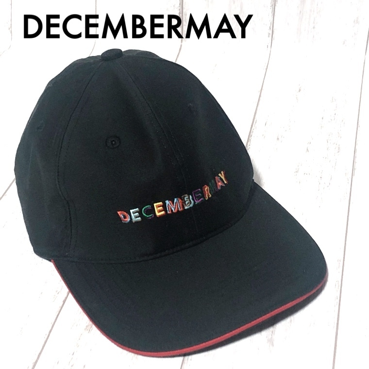 DECEMBERMAY ロゴ刺繍 キャップ/ディセンバーメイ Rainbow Logo Cap
