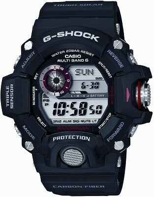 CASIO カシオ 腕時計 G-SHOCK ジーショック MASTER OF G RANGEMAN レンジマン 世界6局電波対応ソーラーウォッチ GW-9400J-1JF