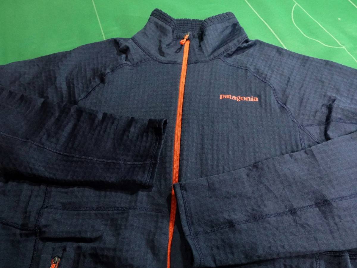 ▲パタゴニア 2017 ポーラテック パワードライ フリース R1 フルジップ ジャケット ネイビー M（JP-L） 美品!!!▲