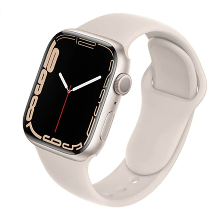 Apple Watch バンド Sサイズ ピンクベージュ series 8 7 6 5 4 3 2 1 ベルト スポーツ 42mm 44mm 45mm アップルウォッチ スポーツバンド