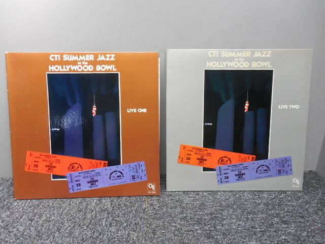CTI SUMMER JAZZ AT THE HOLLYWOOD BOWL・2枚まとめてにて (US盤) 　 　 LP盤