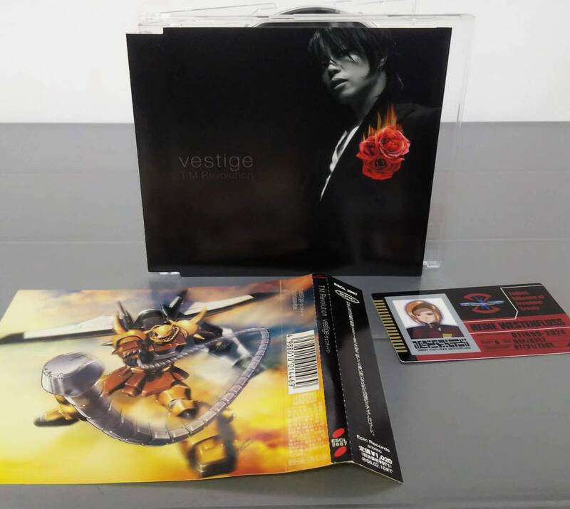 CD vestige ヴェスティージ T.M.Revolution 機動戦士ガンダム SEED DESTINY ワイドキャップ帯 ステッカー キャラクターIDカード