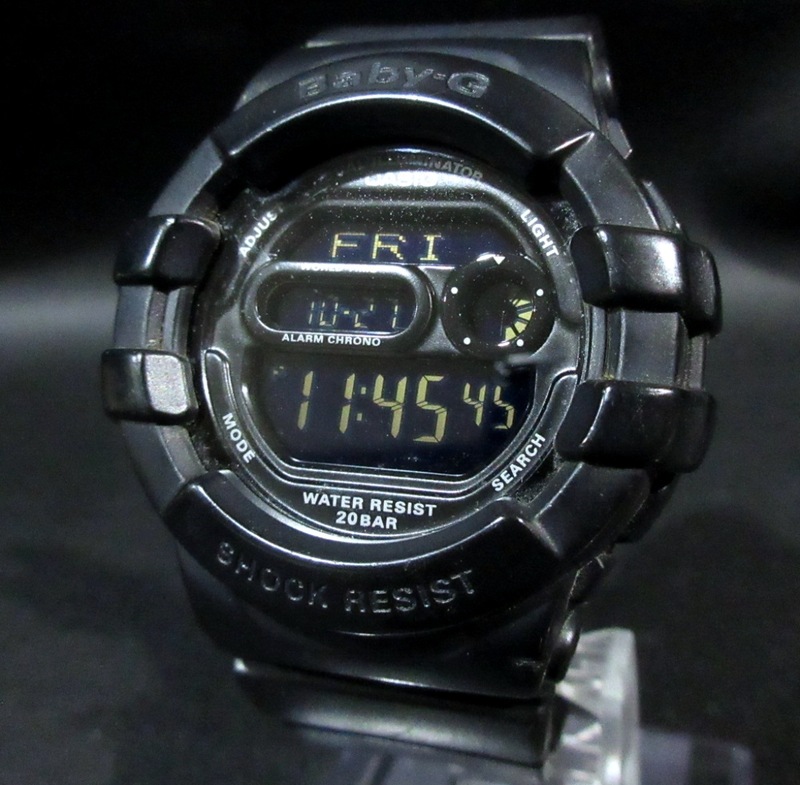 カシオ BABY-G ベビーG DUAL ILLUMINATOR SERIES デュアルイルミネーターシリーズ BGD-140-1AJF 腕時計 ブラック 黒