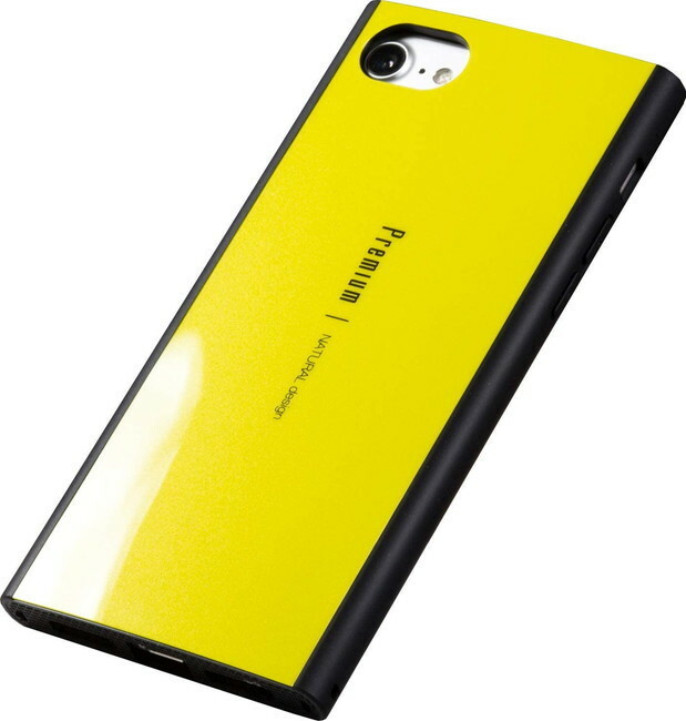 在庫処分品 Natural design iPhoneSE第2世代 iPhone8/7/6s/6 (4.7インチ)兼用 衝撃吸収 背面ケース イエロー Yellow iP7-PRE03