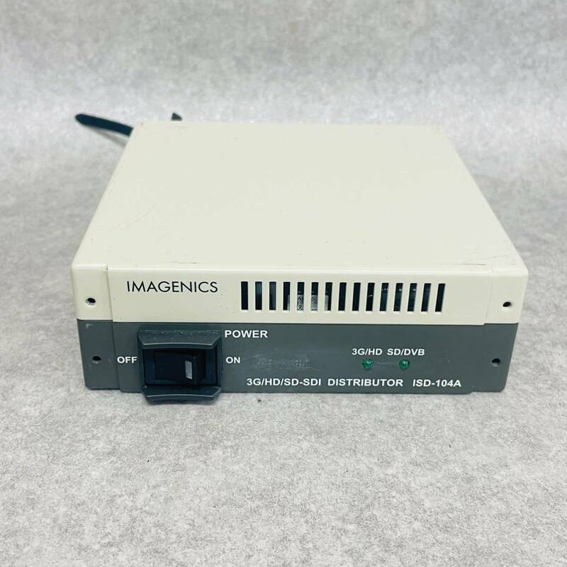 #6）IMAGENICS　ISD-104A　1入力4出力のHD-SDI分配器　中古　現状品（78）
